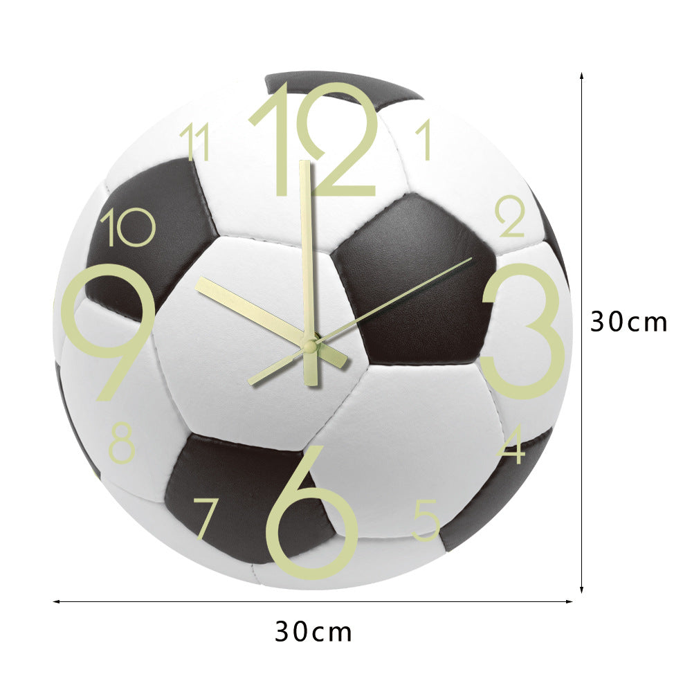 Silent moon phase clock with wooden texture