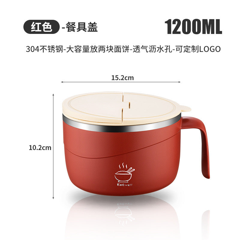 Durable bowl with drainage system for easy use