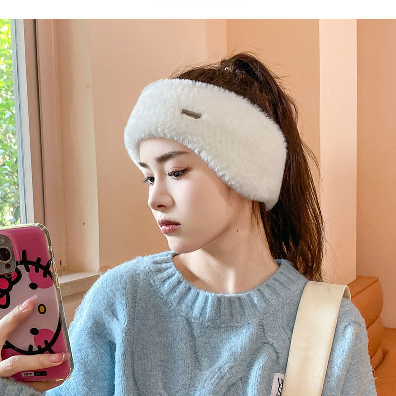 Image of cozy ear warmer beanie