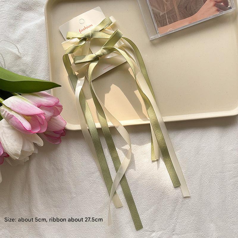 Pink bow hair clip for ballet fans