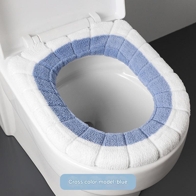 Waterproof toilet seat cover in gray color