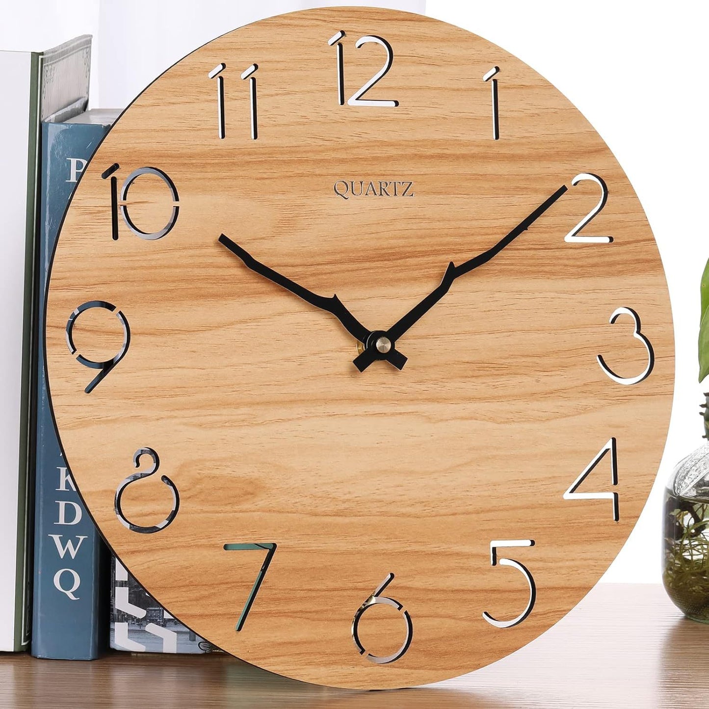 Elegant MDF wall clock showcase
