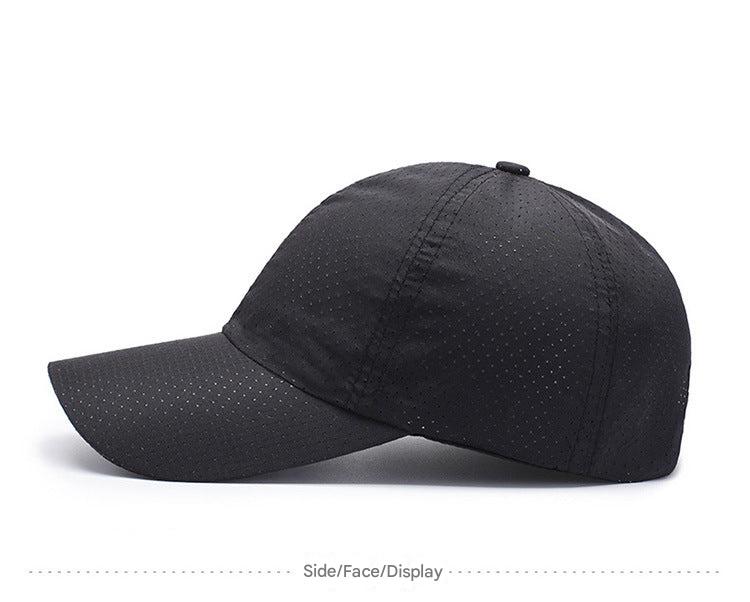 Men's quick-dry baseball cap in royal blue
