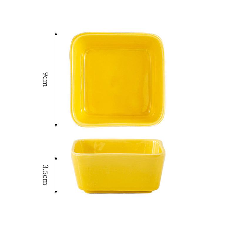 Japanese ceramic divided snack plate with compartments