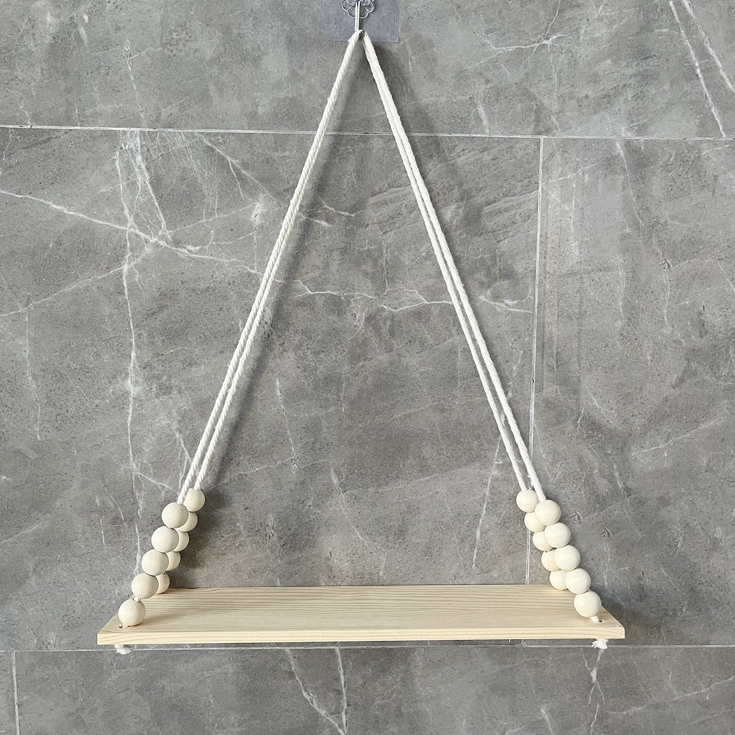Stylish wooden board plant display