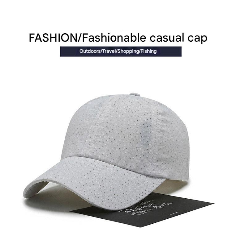 Men's quick-dry baseball cap in black