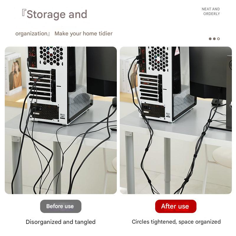 Home office with tidy cable management - image 9