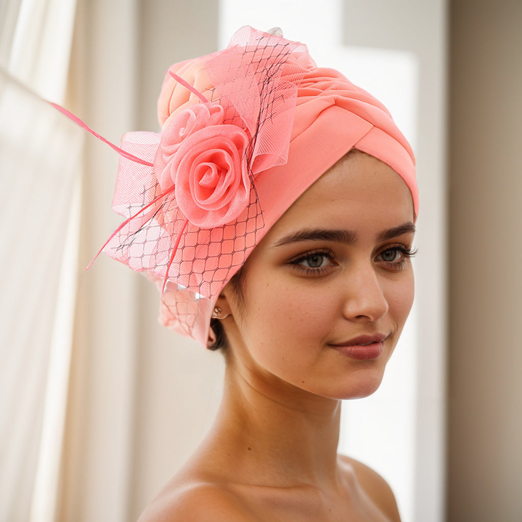 Muslim cap in vibrant red color
