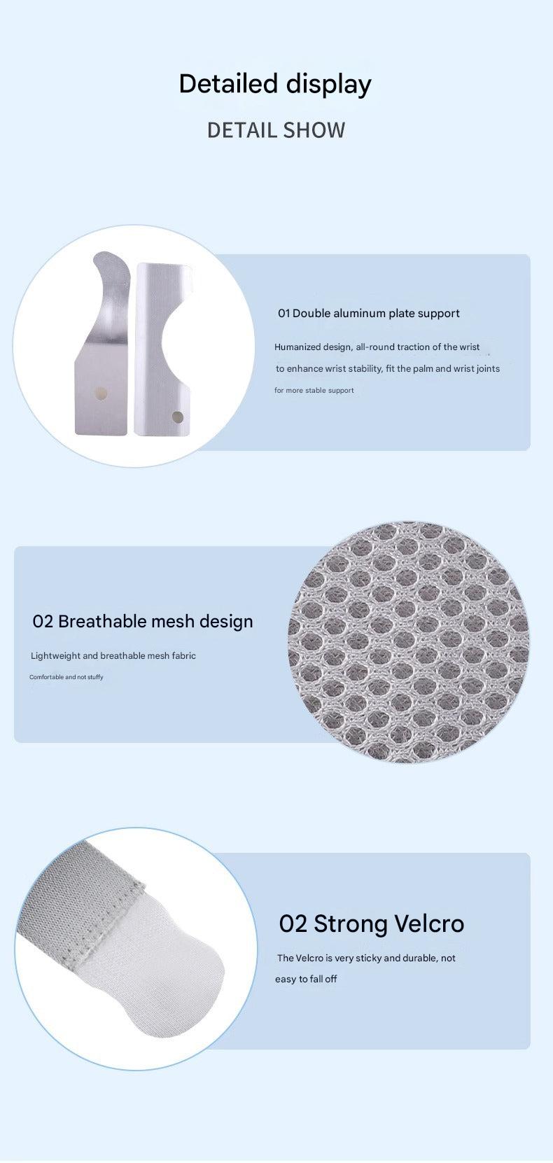 Breathable wrist support brace - Image 1