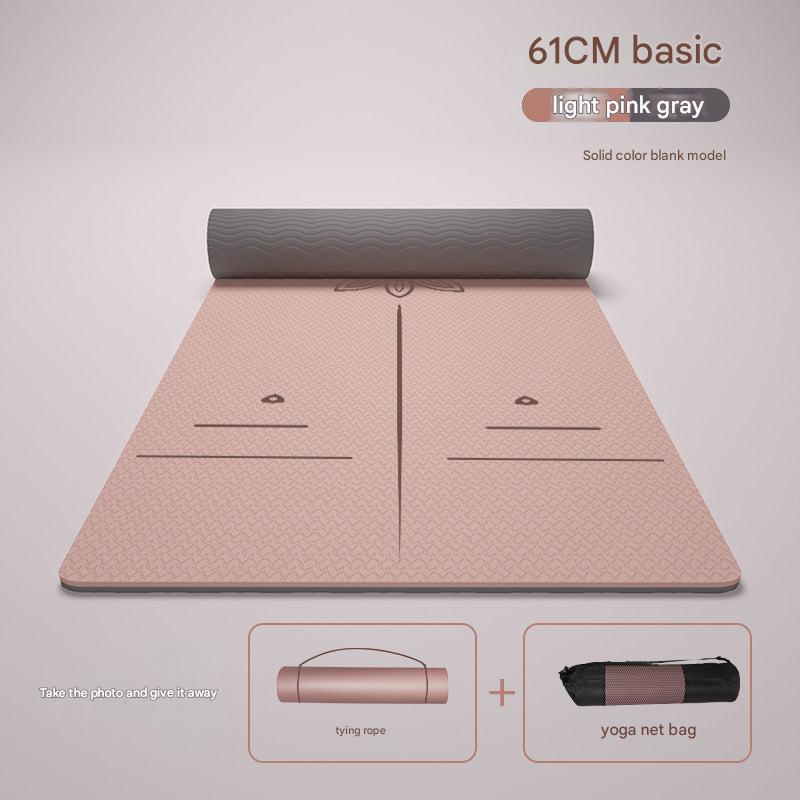 TPE Yoga Mat in Purple Color Image 7