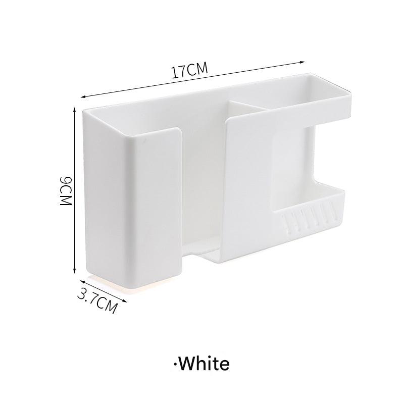 Wall-mounted organizer storage box for remotes