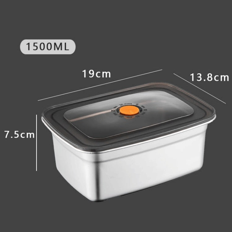 Stainless steel food storage container for dumplings image 1