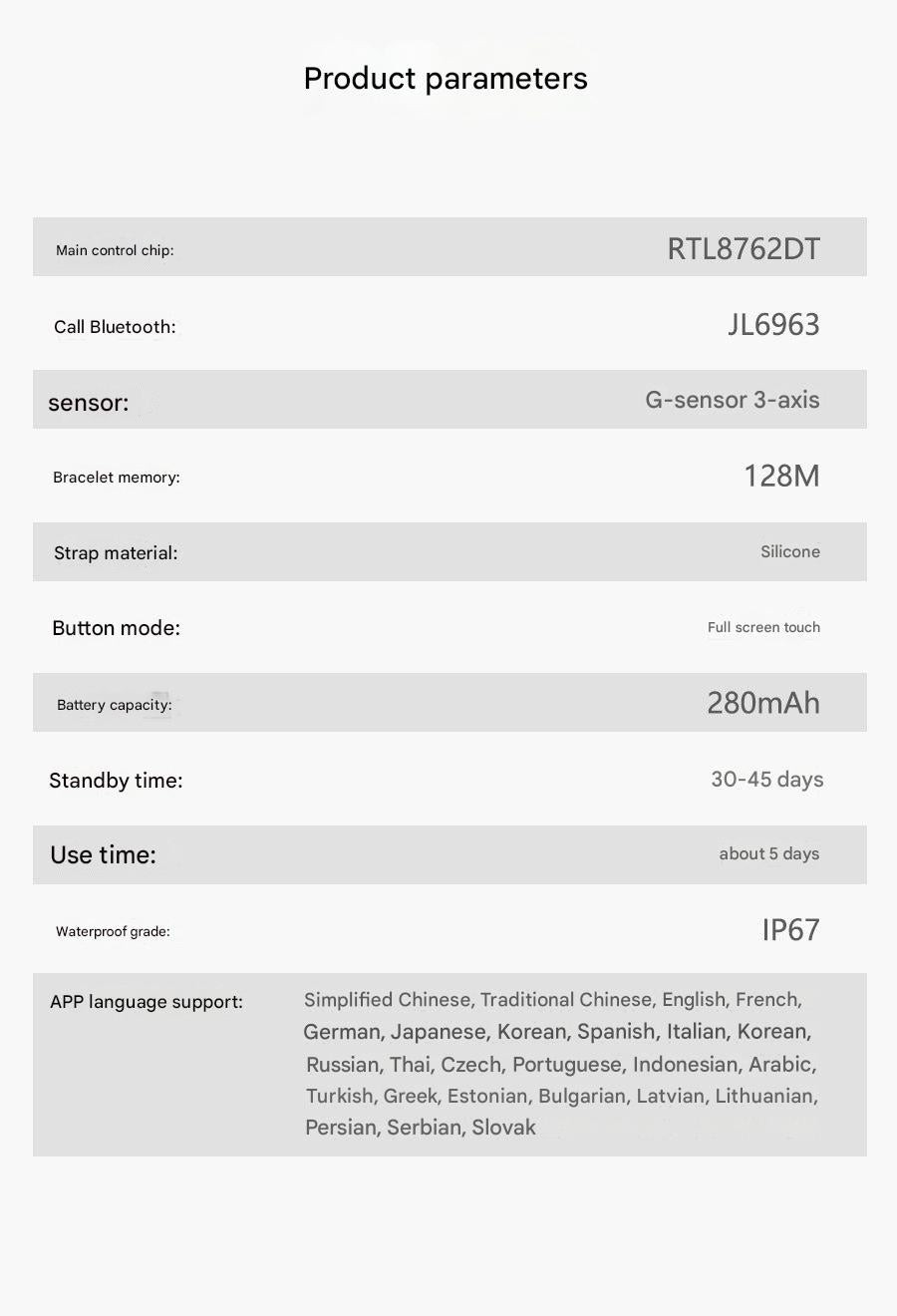 F12 Smartwatch curved screen image 1