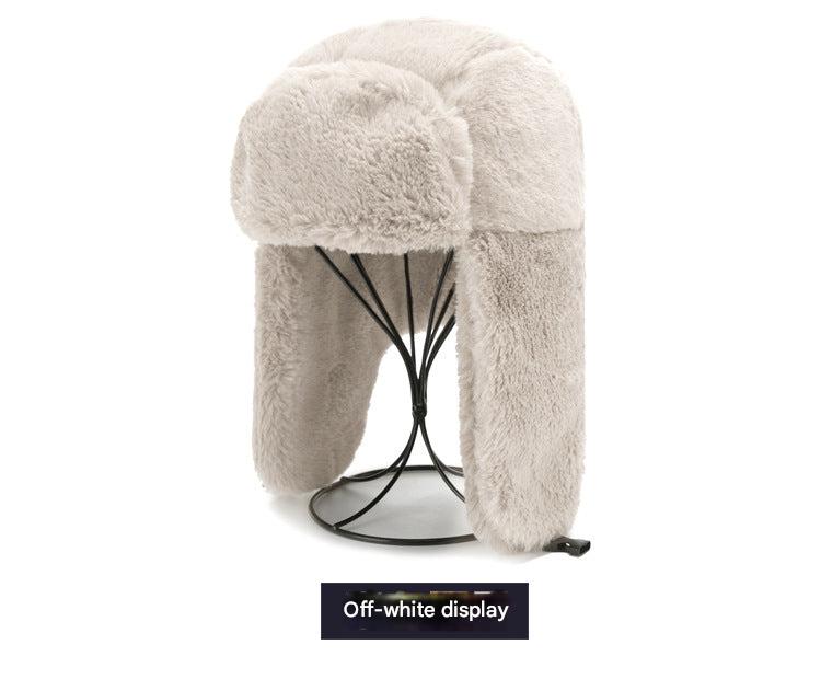 Winter earflap hat in gray