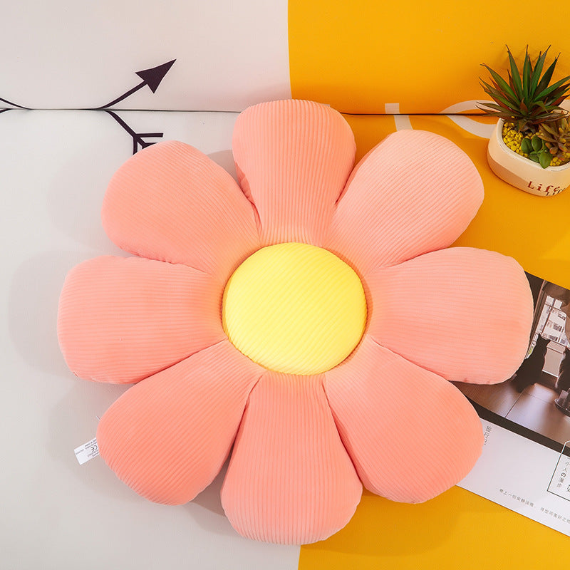 daisy plush pillow