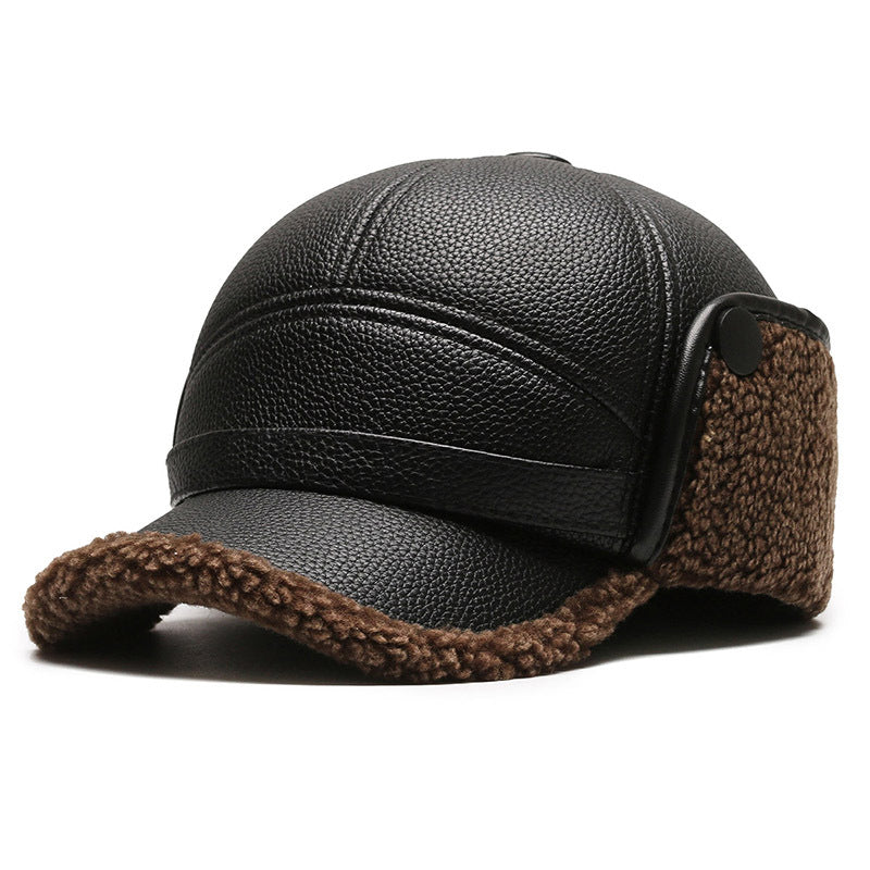 Stylish winter hat in black