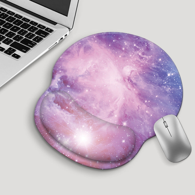 Custom Memory Foam Wrist Support Mouse Pad & Keyboard Rest for Ergonomic Comfort - Vibrant Designs