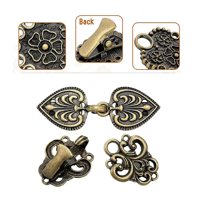 Travel accessory scarf clip in rose gold