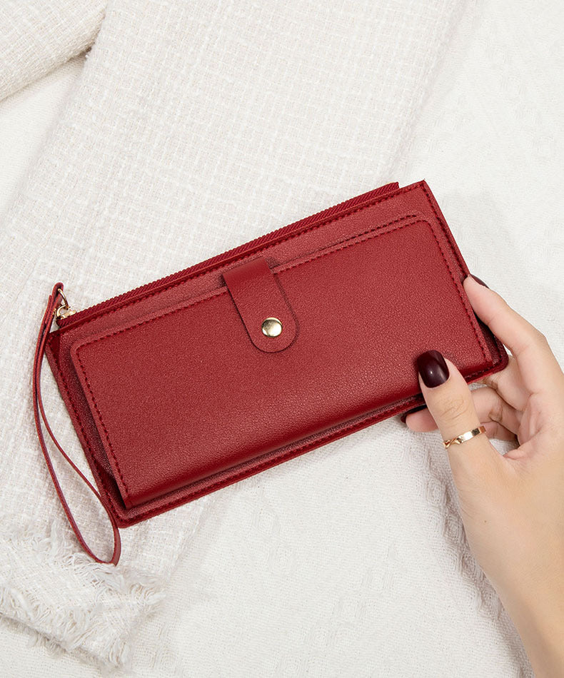 Versatile women's wallet in green