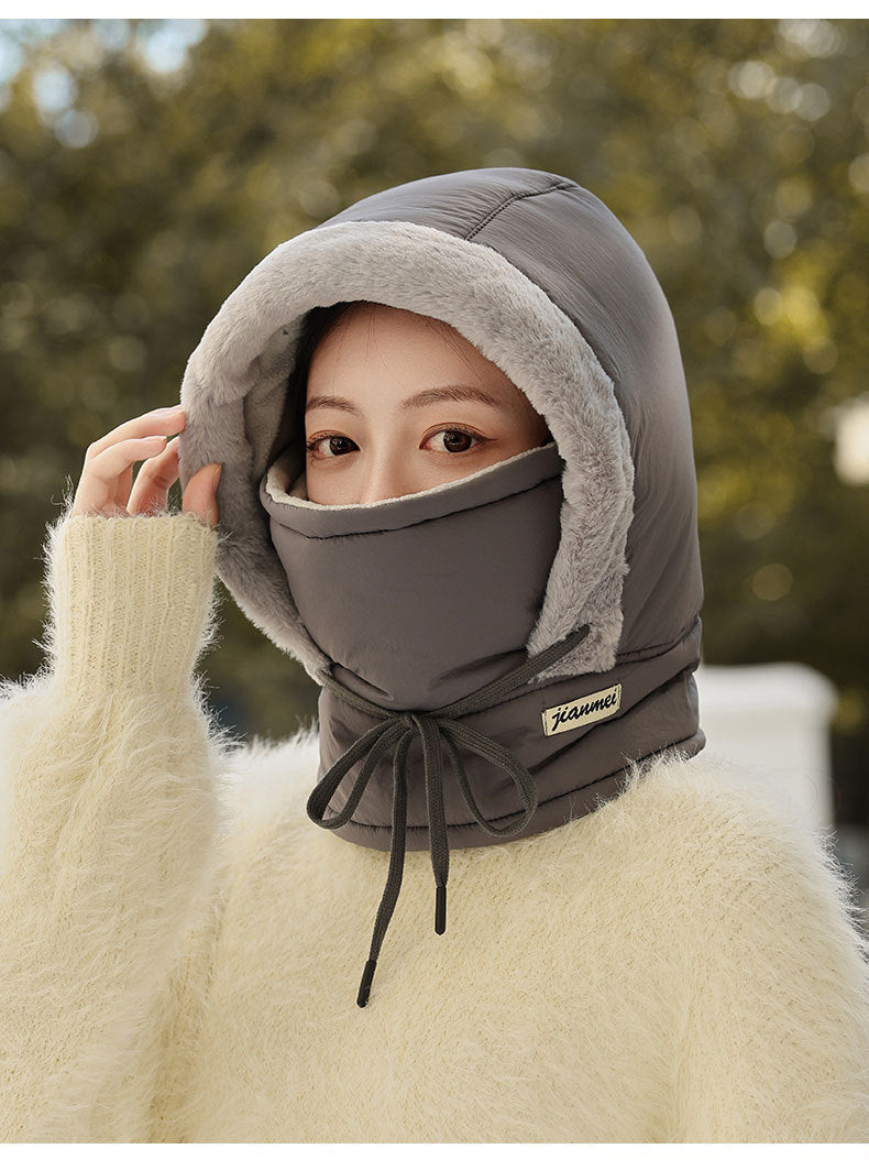 Black windproof ski mask