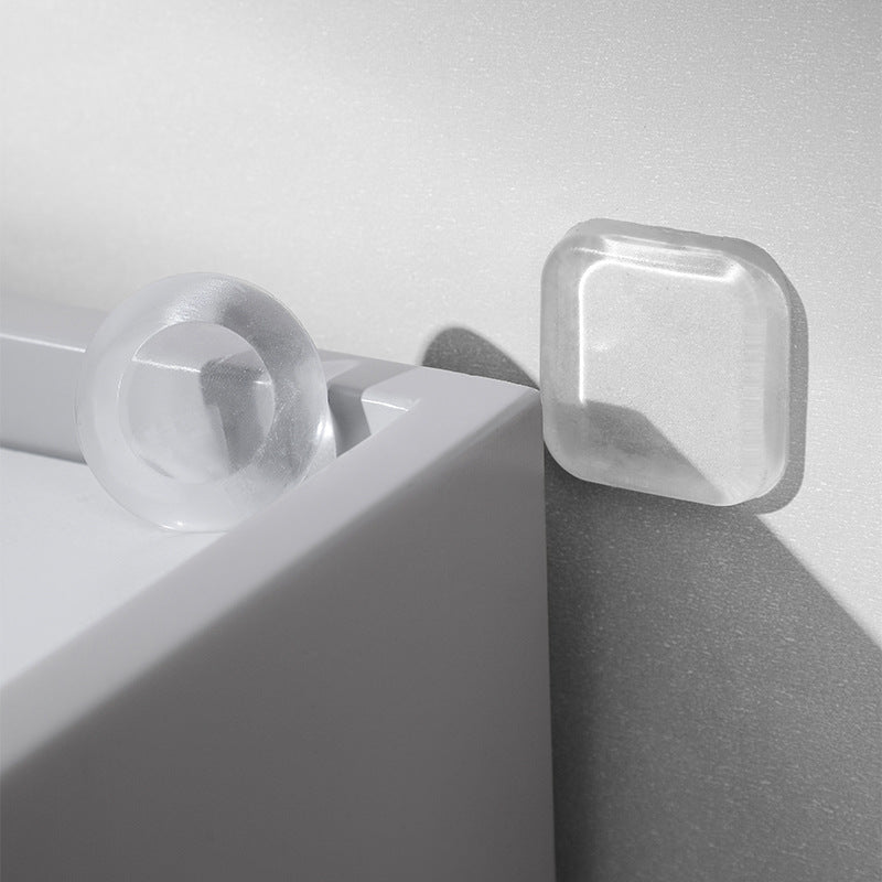 Transparent self-adhesive door handle bumper 1
