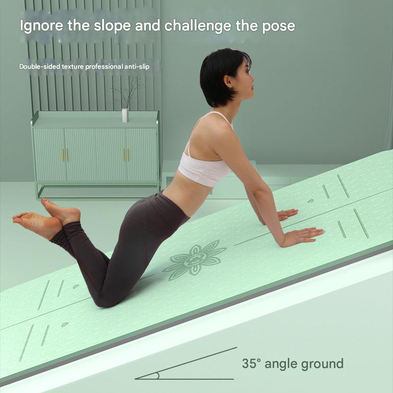 TPE Yoga Mat in Green Color Image 5
