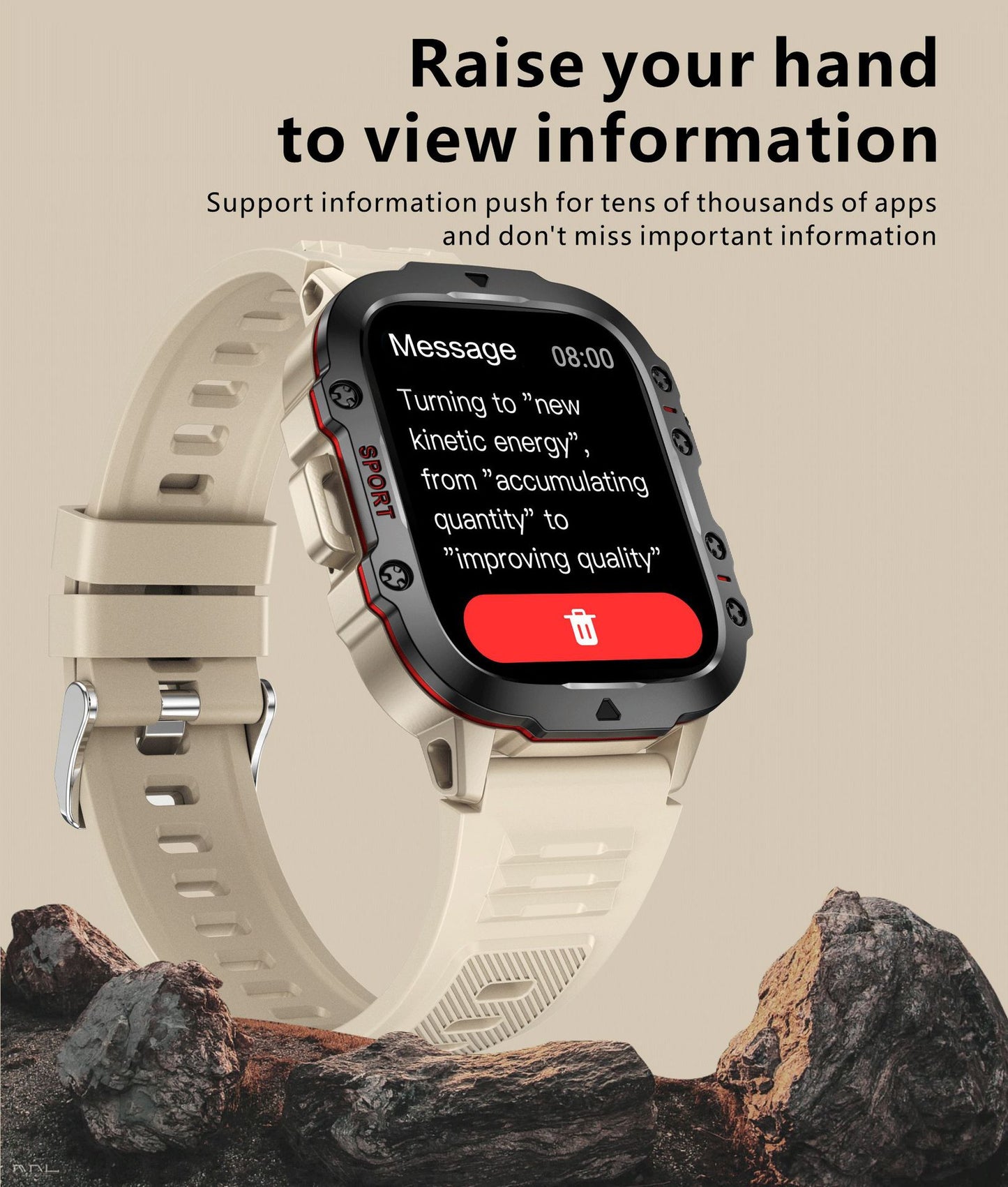 Advanced health tracking smartwatch