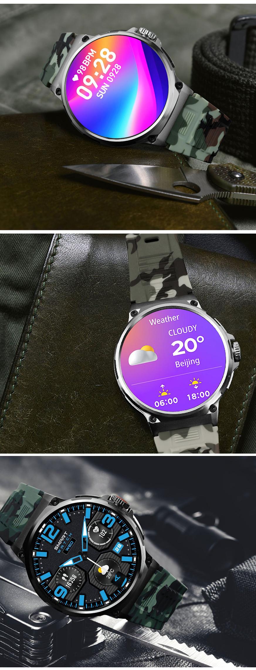 V69 Smartwatch front view with high resolution