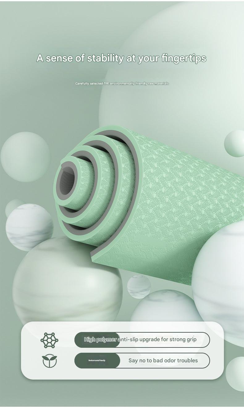 TPE Yoga Mat Non-Slip Surface Image 2