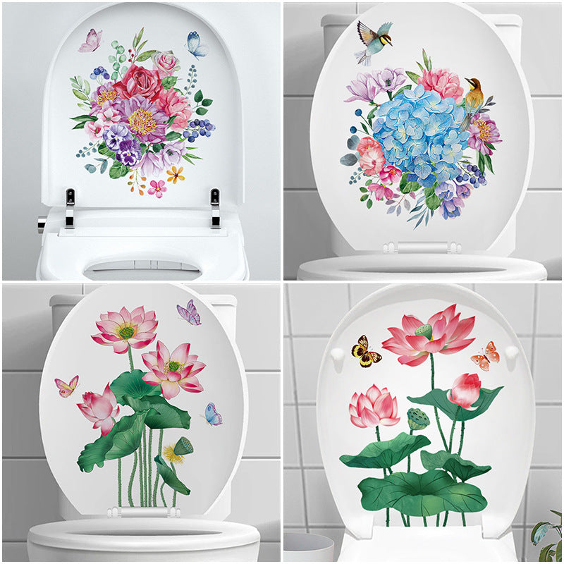 Stylish toilet stickers for home