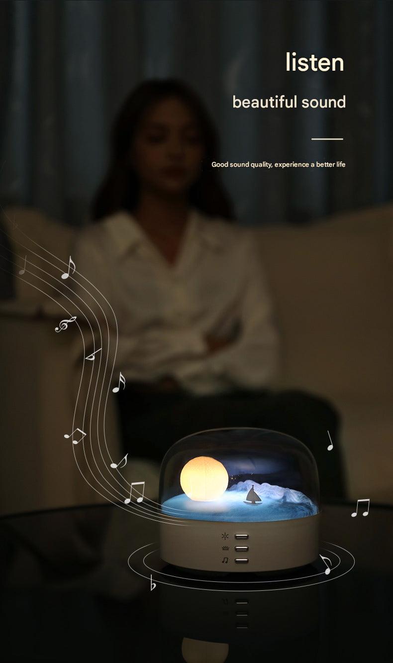 Creative night light speaker