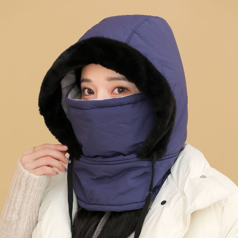 Black windproof ski mask