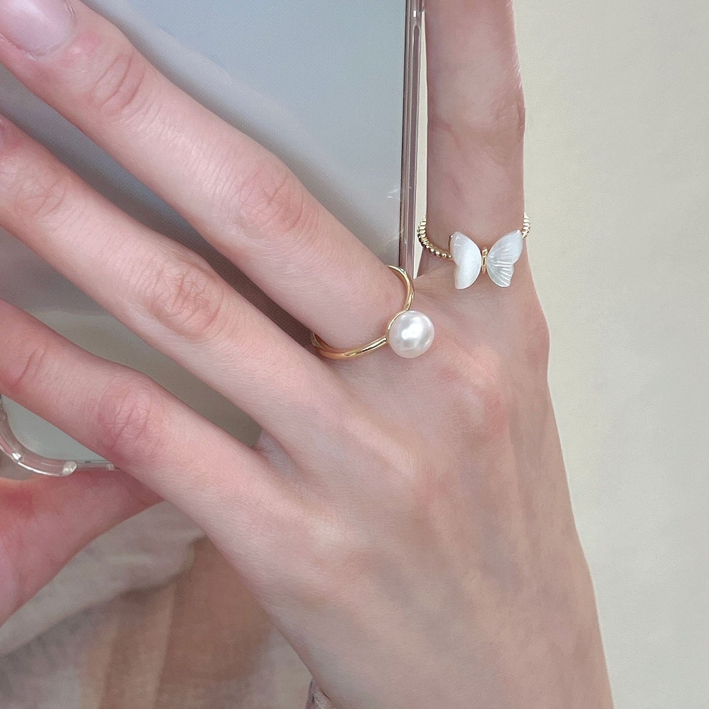 Trendy vintage style butterfly ring - image 10