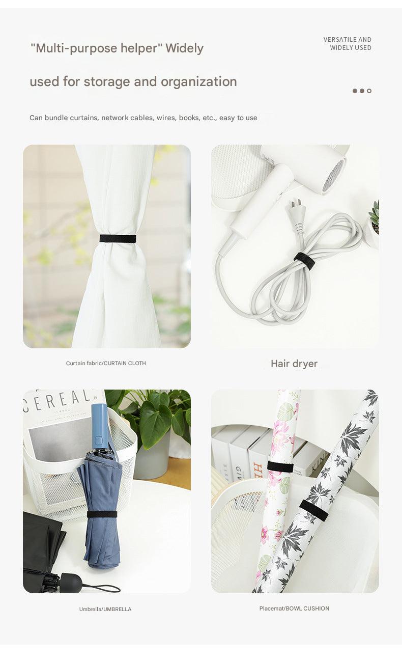 Flexible cable organizer on desk - image 3