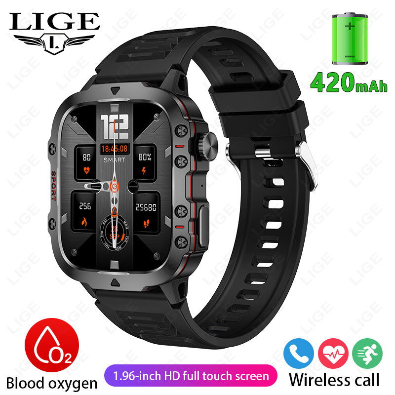 Men's smartwatch with health monitoring
