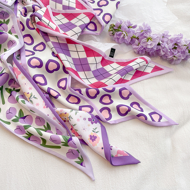 colorful women's scarf headband image 3
