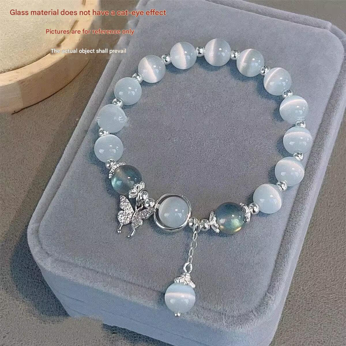 Butterfly glass bracelet image 7