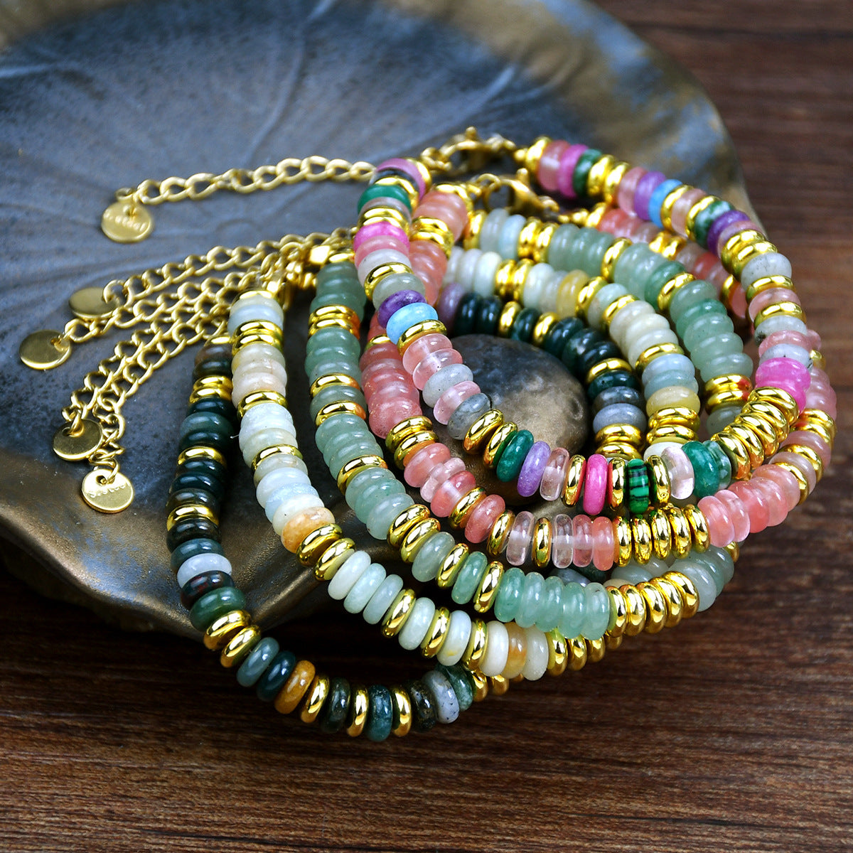 Unique handmade gemstone bracelet image 8