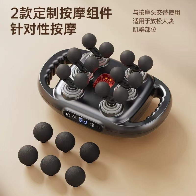 Interchangeable heads for muscle relief