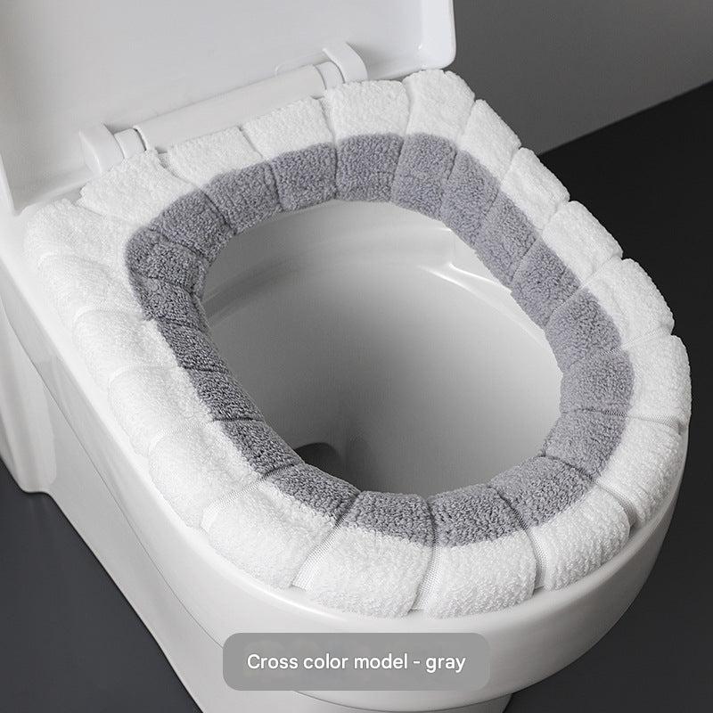 Comfortable toilet mat in green