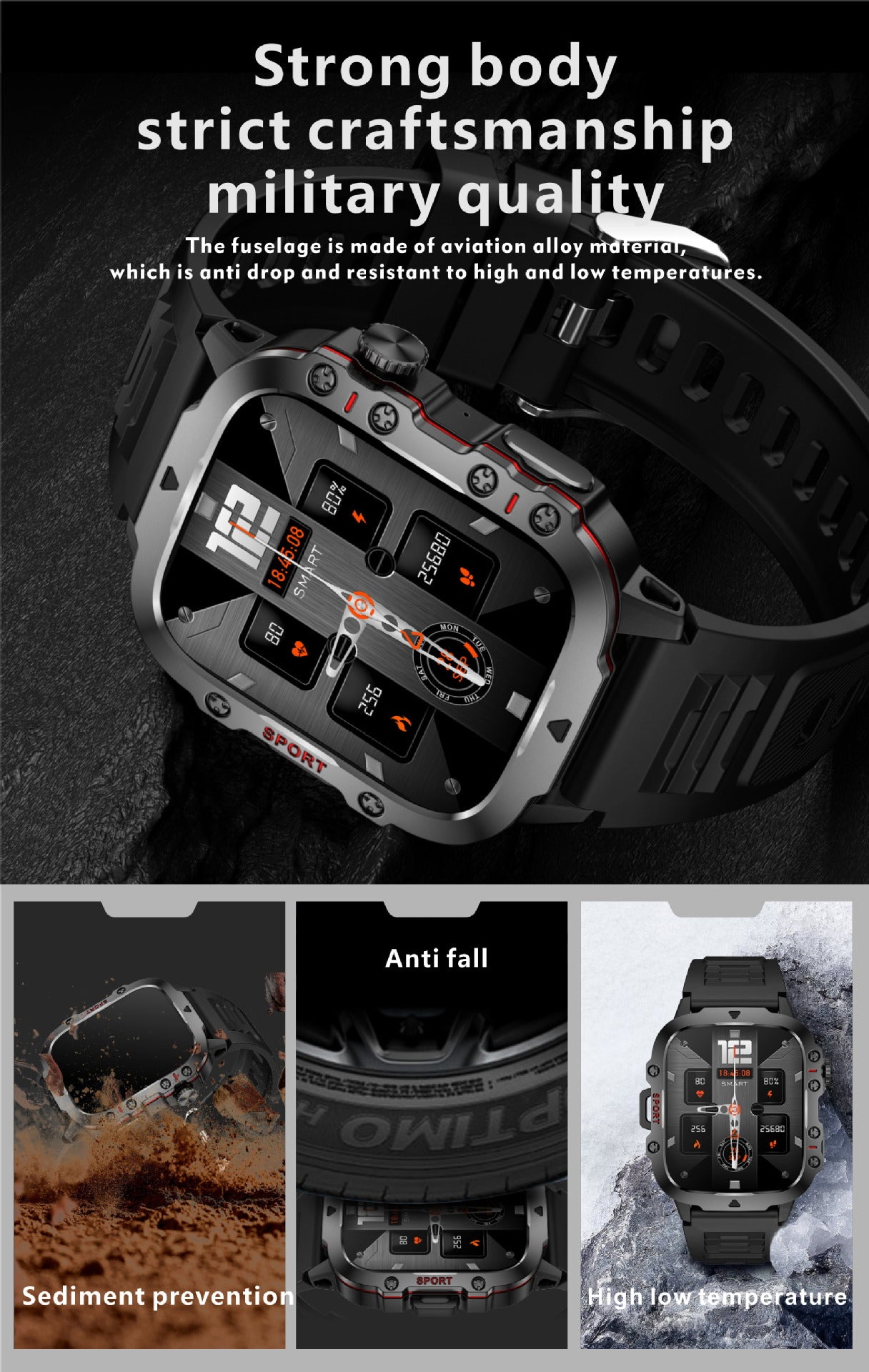 Bluetooth calling smartwatch for men