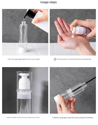 Compact travel spray bottle set 1