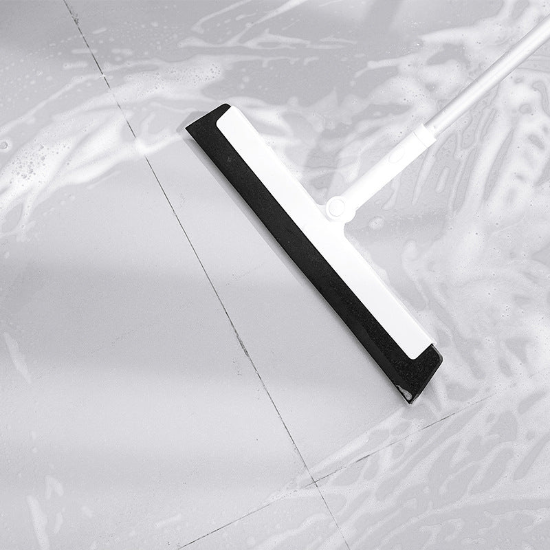 Durable plastic and aluminum mop design in action