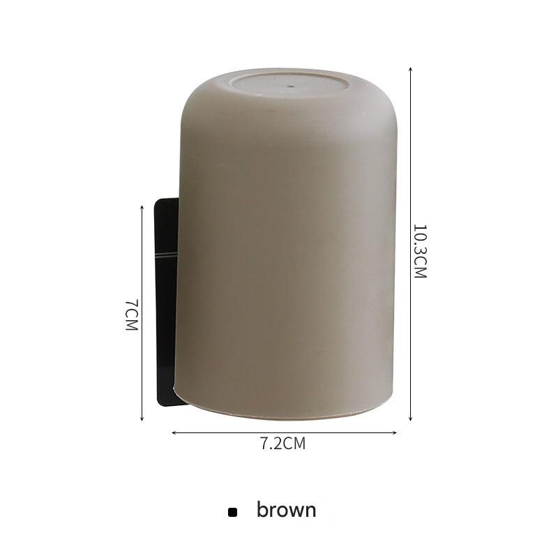 Toothbrush holder suction cup coffee