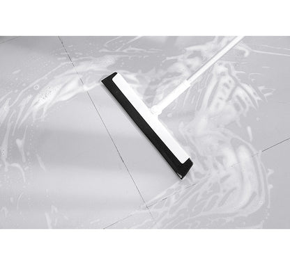 Durable plastic and aluminum mop design in action