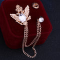 Gold Base White Diamond