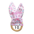 Wooden Ring Teether: Rabbit Ears No. 10