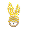 Wooden Ring Teether: Rabbit Ears No. 4