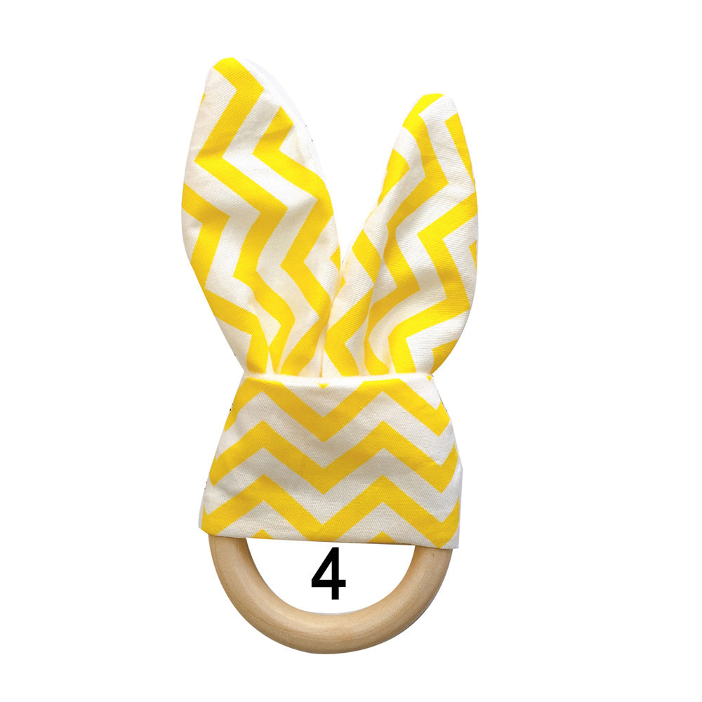 Natural Wooden Baby Teething Ring Image 4