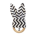 Wooden Ring Teether: Rabbit Ears No. 2